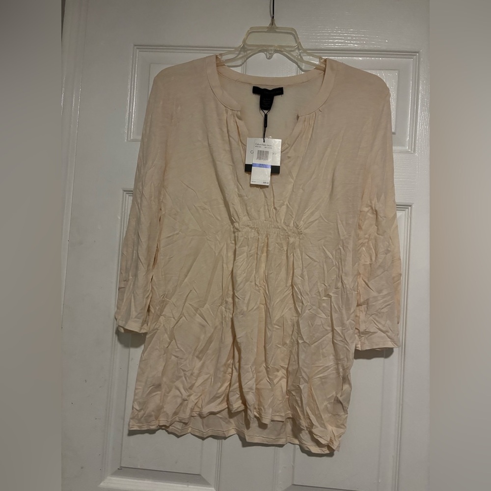 Calvin Klein Jeans Light Cream Blouse